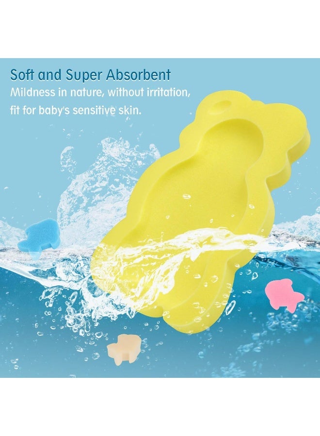 KECUCO Baby Bath Cushion Infant Bath Mat, Pad & Sponge for Toddler, Infant & Newborn (Yellow-Style4) - Image 3